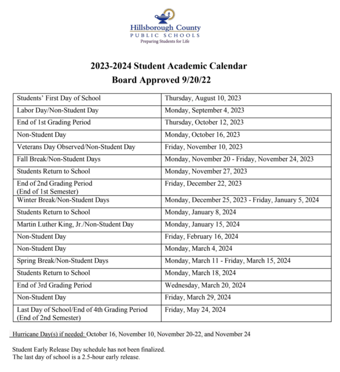 district calendars