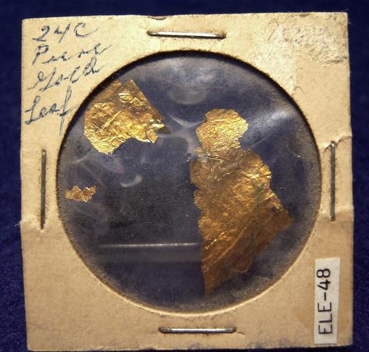 GOLD leaf - ex J and E Greene - unknown location
