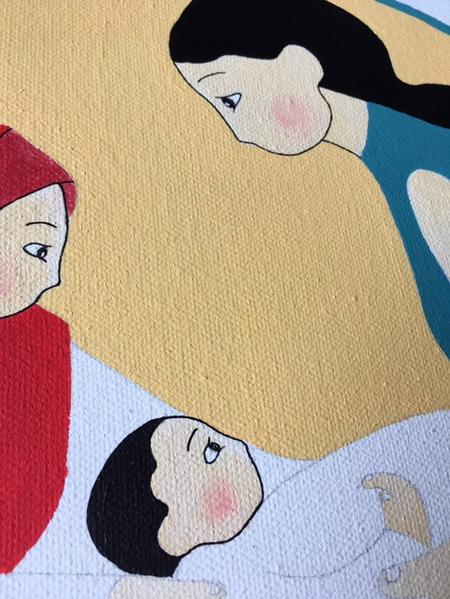 Di Rumah (At Home), painting number 2 in The Hidden Light Series