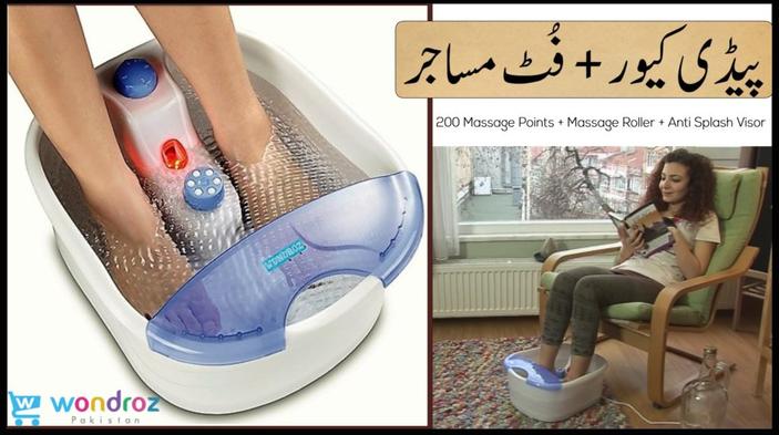 pedicure tub plus foot massager & spa machine in Pakistan at best price