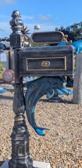 Aluminum dolphin mailbox