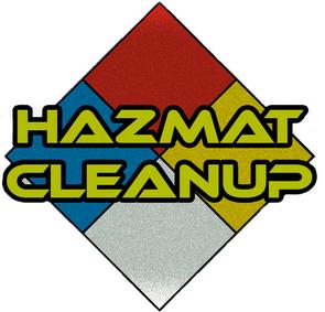 Hazmat Cleanup logo representing biohazard cleaning services in Broward County.
