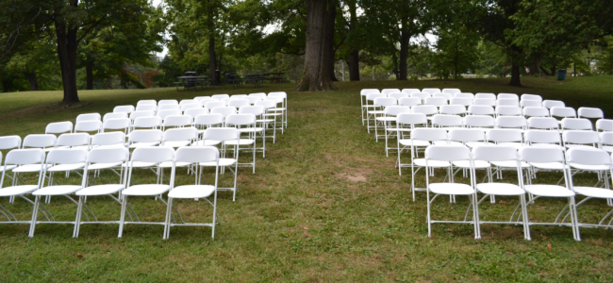 outdoor wedding hahn rentals
