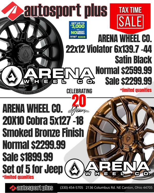 Shop Ford Truck wheels and tires near me in Randolph, Hartville, Barberton Ohio.