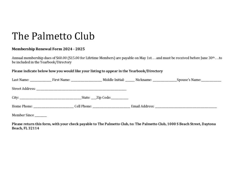 Membership Renewal Form