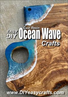 Easy DIY Ocean wave craft projects from www.DIYeasycrafts.com