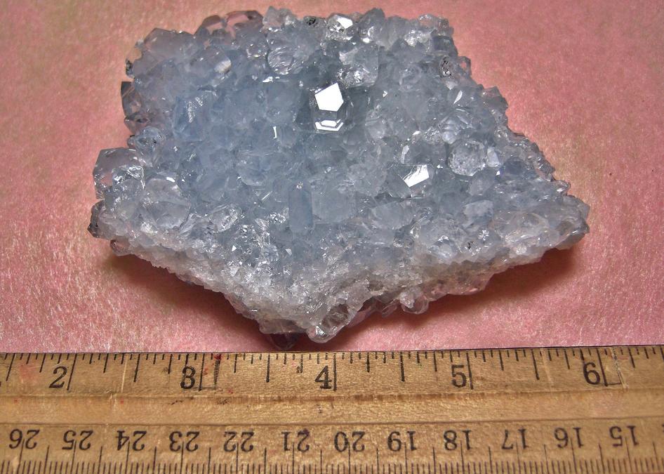 blue CELESTINE - Sakoany deposit, Katsepy Commune, Mitsinjo District, Boeny Region, Mahajanga Province (Majunga), Madagascar