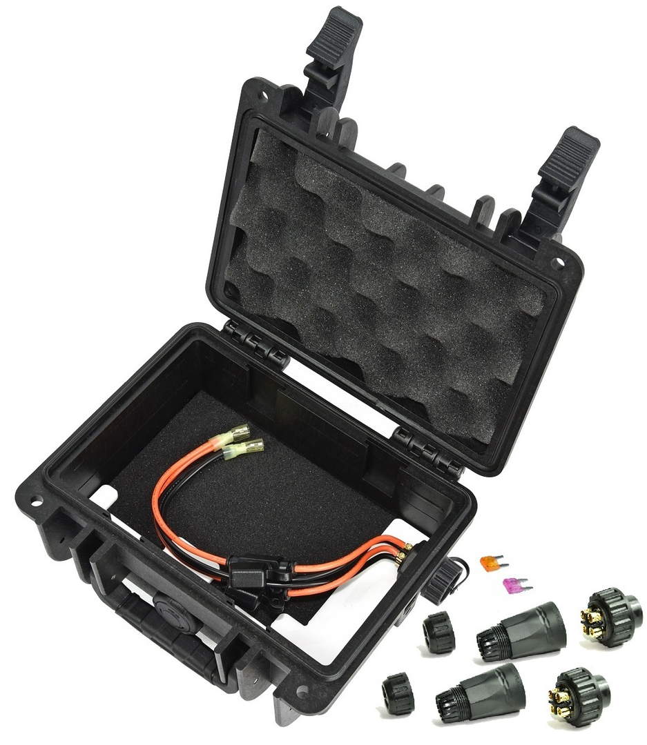 Elephant K095 Waterproof Battery Case box for Kayak boats Fish finder GPS Lights 