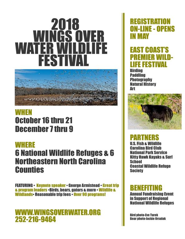 Wings Over Water Wildlife Festival Wildlife Tours, Nature Education