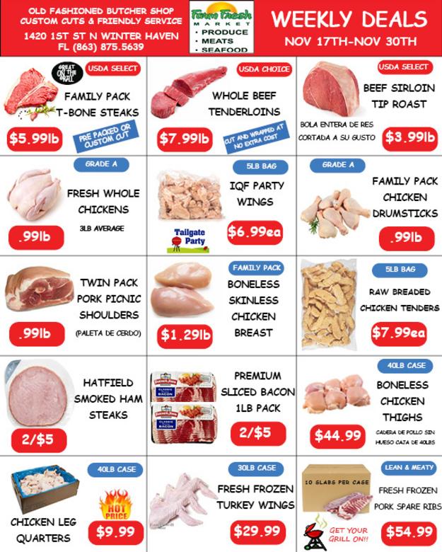 Meat and Produce Market Farm Fresh Market