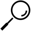 Magnifying glass illustration