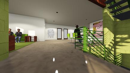 3D Green Planet Architects office reception view
