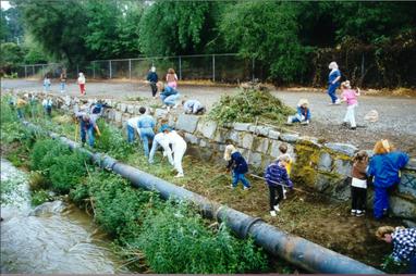 Earth Day Work Day Placerville California Community Pride Volunteers Hangtown Creek