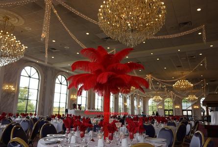 Rent Ostrich Feather centerpieces Los Angeles California