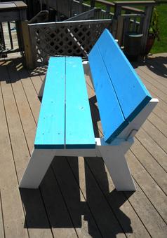 How to make a convertible picnic table that folds into 