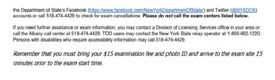 NY Notary Exam Schedule Prep