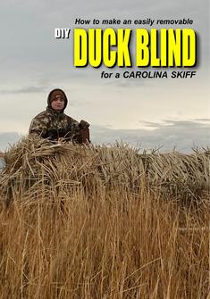 How to make a Duck Blind for a Carolina Skiff