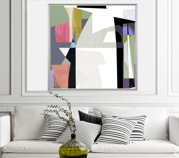 Geometric Art, #abstract art, #geometric, #blue art, #wallart, #design, #dubois art, #modern Art