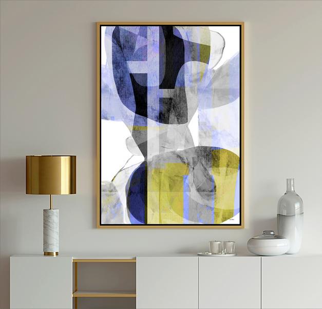 Blue & White Art, #Abstract Art, #blue art