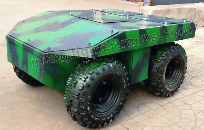 Wheeled Off-road Robot Platform - 4 wheel robot chassis Unmanned robot