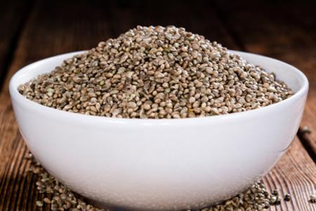 Whole hemp seeds