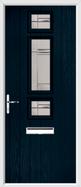 3 Square Strip Composite Door regal corenet glass