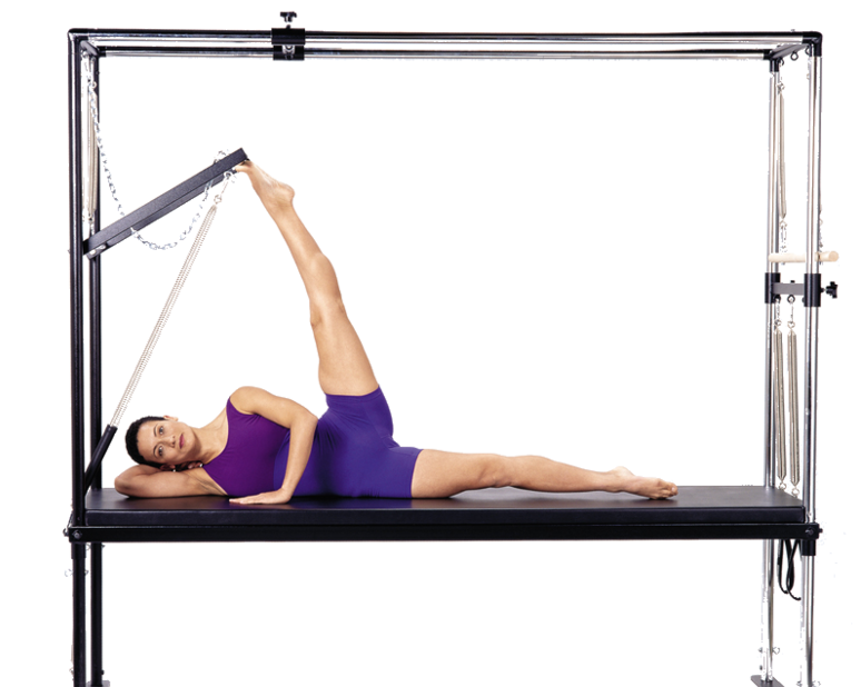 Pilates Exercise On Trapeze Table Stock Photo 2328853385