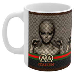 ITALIEN 'Hologram' Designer Ceramic Mug 11oz