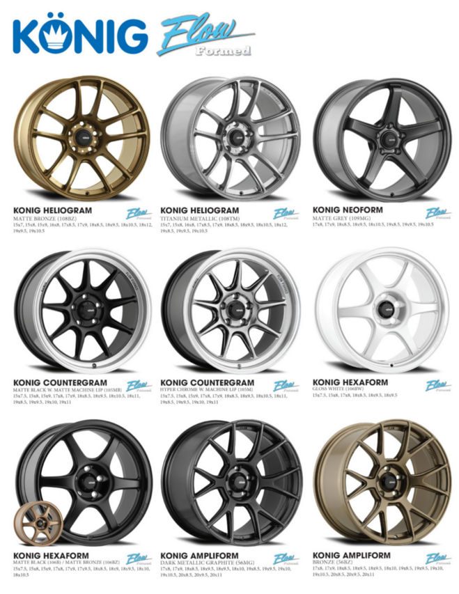 konig wheels and tires for sale in Ohio. Car rims for sale near me Akron, Ohio.