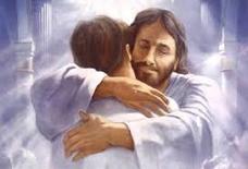 Jesus Hugging Hurting Soul