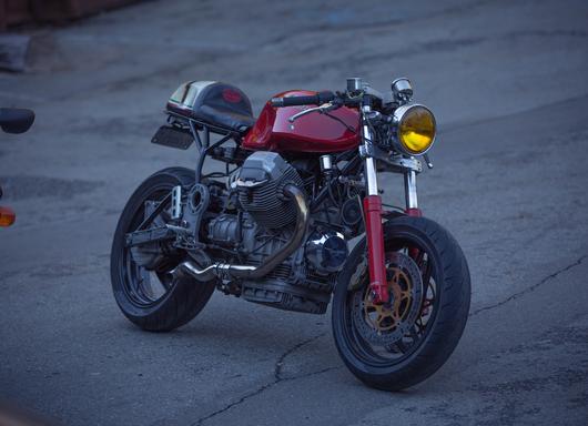 moto guzzi cafe racer custom motorcycle