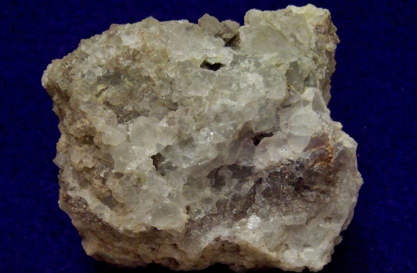 fluorescent FLUORITE, Caliche and Aragonite, Weldon Hill, Harquahala Mountains, Maricopa County, Arizona, USA