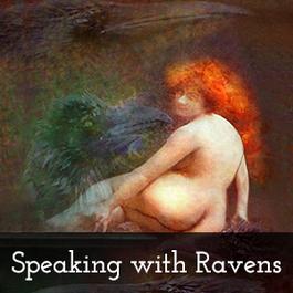 Speaking With Ravens painting