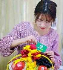 Giỏ hoa quả nhập khẩu 200k, 300k, 300k tại ​​​​​Hà Nội