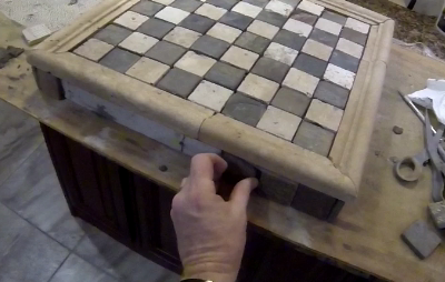 ceramic tile chess board