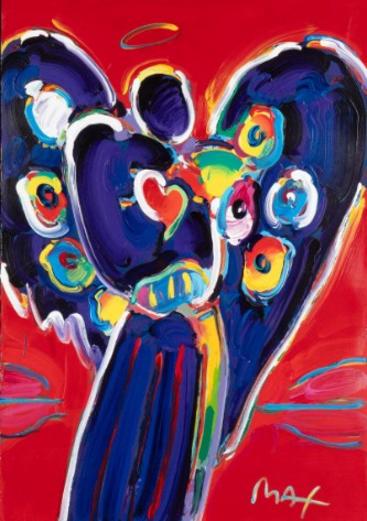 Peter Max Angel on Red