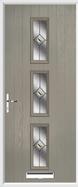 3 Square Composite Door fusion glass