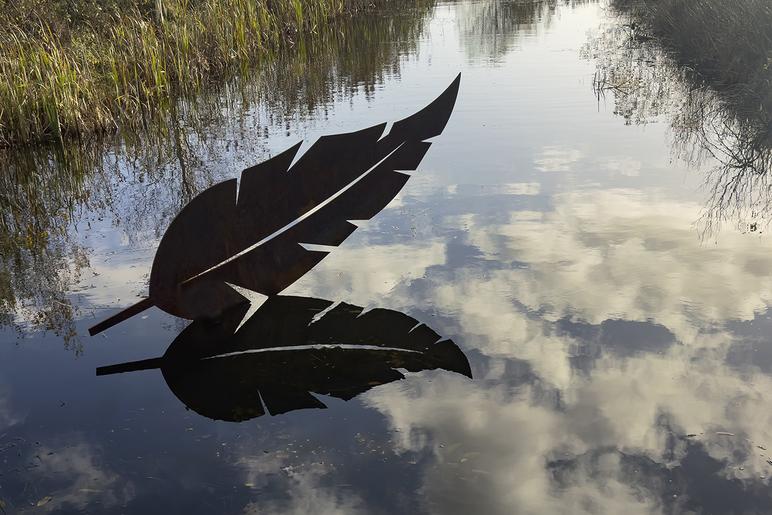 Light as a Feather by sculptor Kevin O'Dwyer