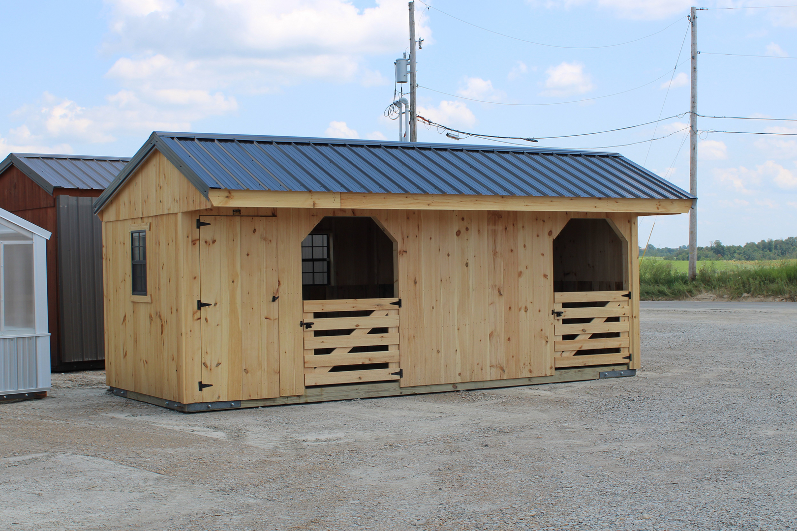 Log Horse Barn  Horse barn ideas stables, Horse barn, Horse barns