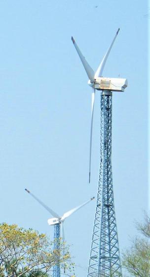 Wind Farm At Bakkhali Beach