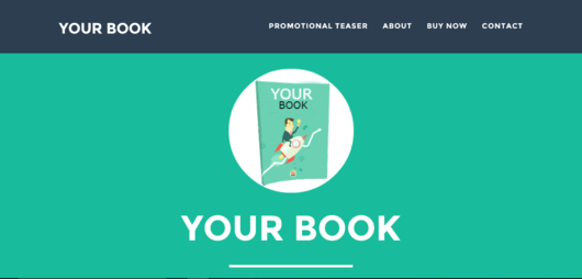 Sample - Website designing for authors and books