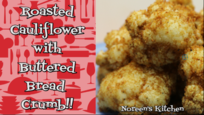 Cauliflower with Buttered Breadcrumb Recipe, Noreen's Kitchen
