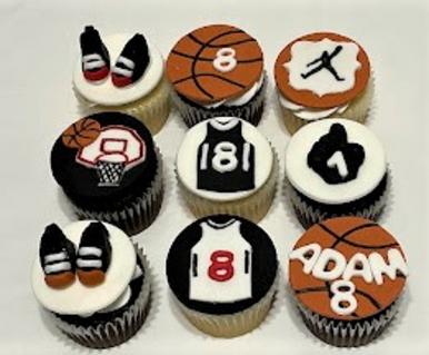 Custom made cakes and cookies in West - Sports Cakes 2 Basketball, Football