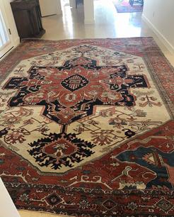 antique persian serapi rug for sale