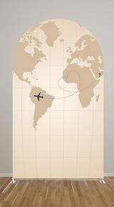 BEIGE BACKDROP COVER FOR RENT BABYSHOWER BIRTHDAY