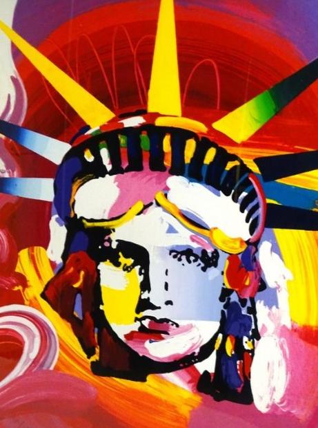 Peter Max Liberty Pink