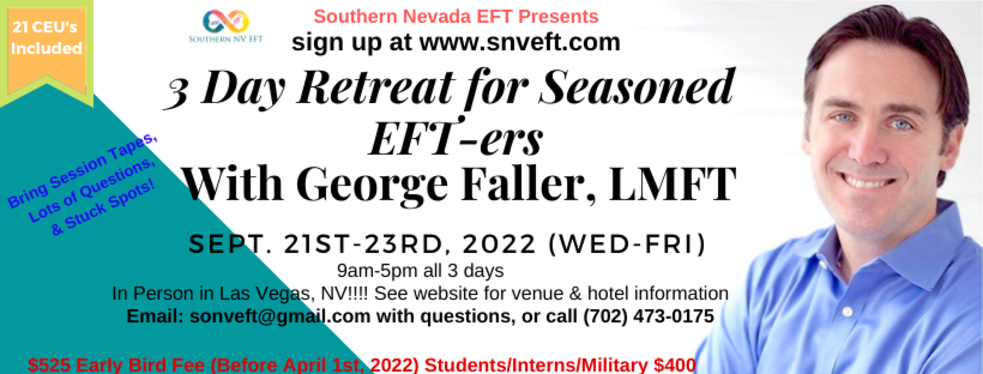 3 Day Advanced EFT Intensive Refresher with George Faller with SNVEFT