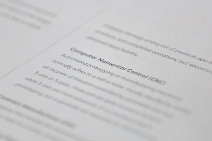 graphic design printed media booklet