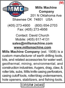 Geothermal, Mills Machine Company