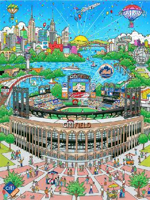 Charles Fazzino Citi Field